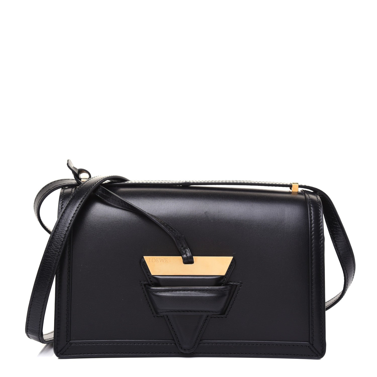 Loewe Calfskin Medium Barcelona Shoulder Bag Black 1 of 29