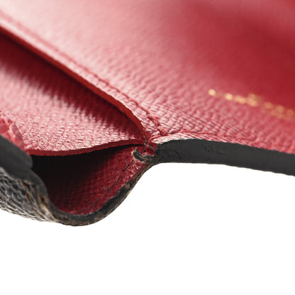 Louis Vuitton Damier Ebene Victorine Wallet Cherry 9 of 12