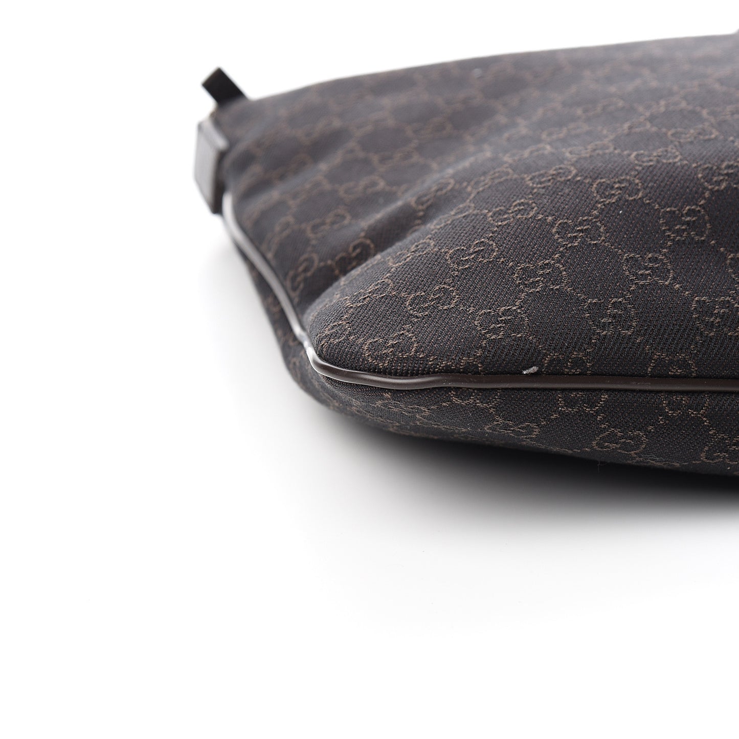Denim Monogram Messenger Bag Dark Brown