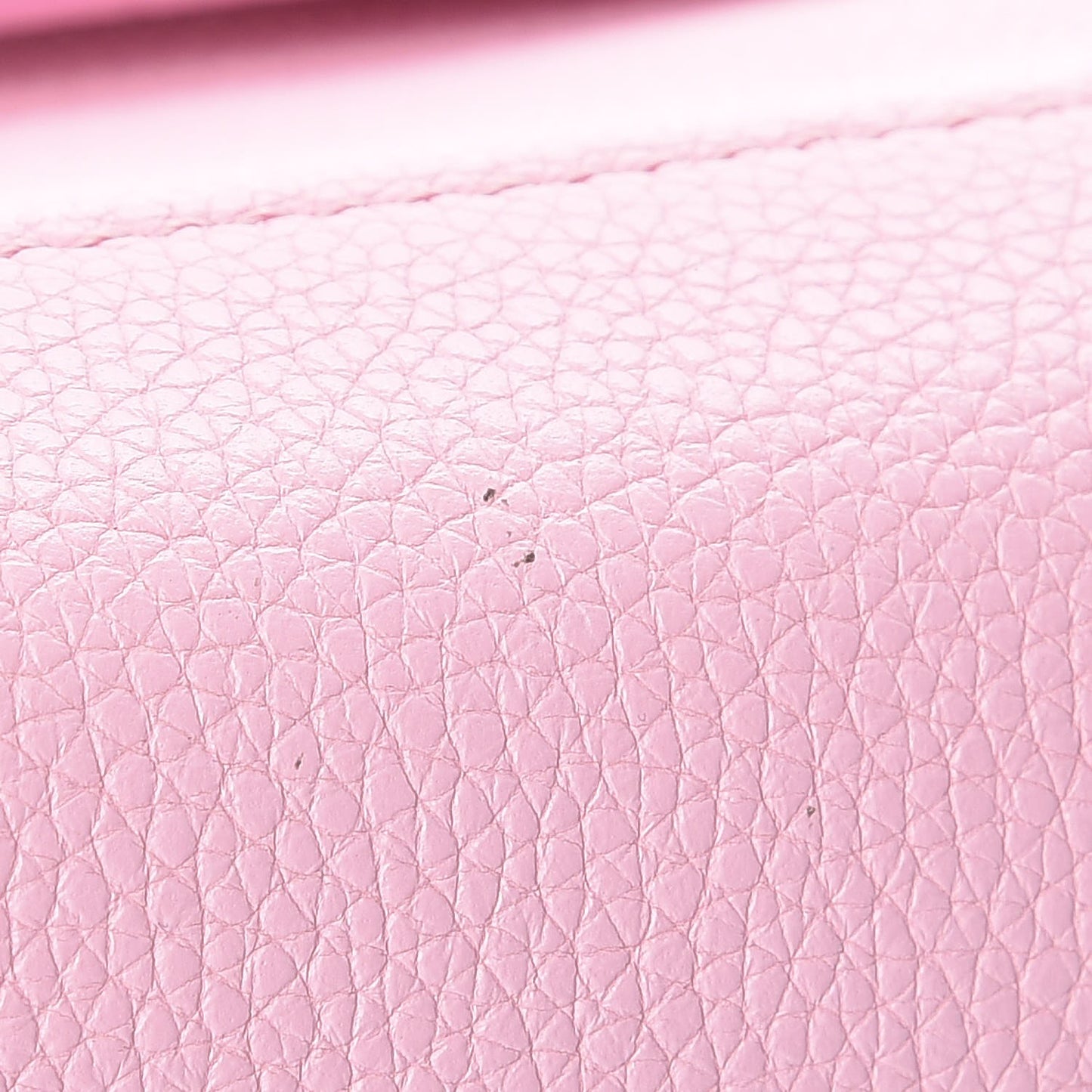 Grained Calfskin Mini Horizon Satchel Bright Pink