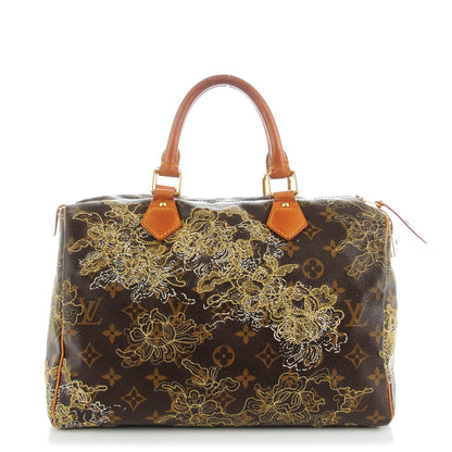 Louis Vuitton Monogram Dentelle Speedy 30 Gold 1 of 9