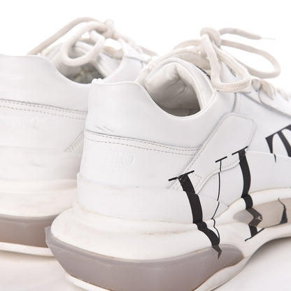 Valentino Garavani Calfskin VLTN Mens Bounce Sneakers 42 White 16 of 21