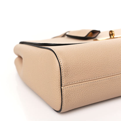 Mulberry Small Classic Grain Calfskin Medium Lily Flap Beige 7 of 8