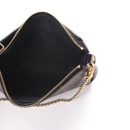 Louis Vuitton Monogram Pallas Clutch Black 6 of 10