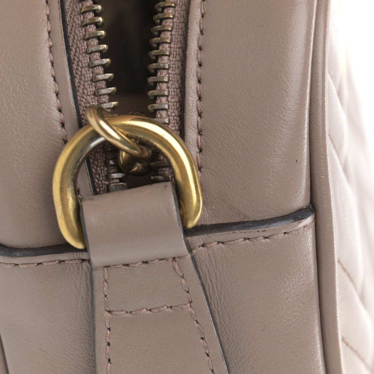 Calfskin Matelasse Mini GG Marmont Chain Shoulder Bag Porcelain Rose
