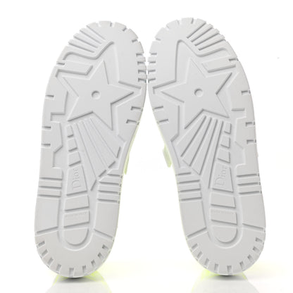 Christian Dior Reflective Fabric Shaded Dior-ID Platform Sneakers 39 Yellow Fluo 5 of 8