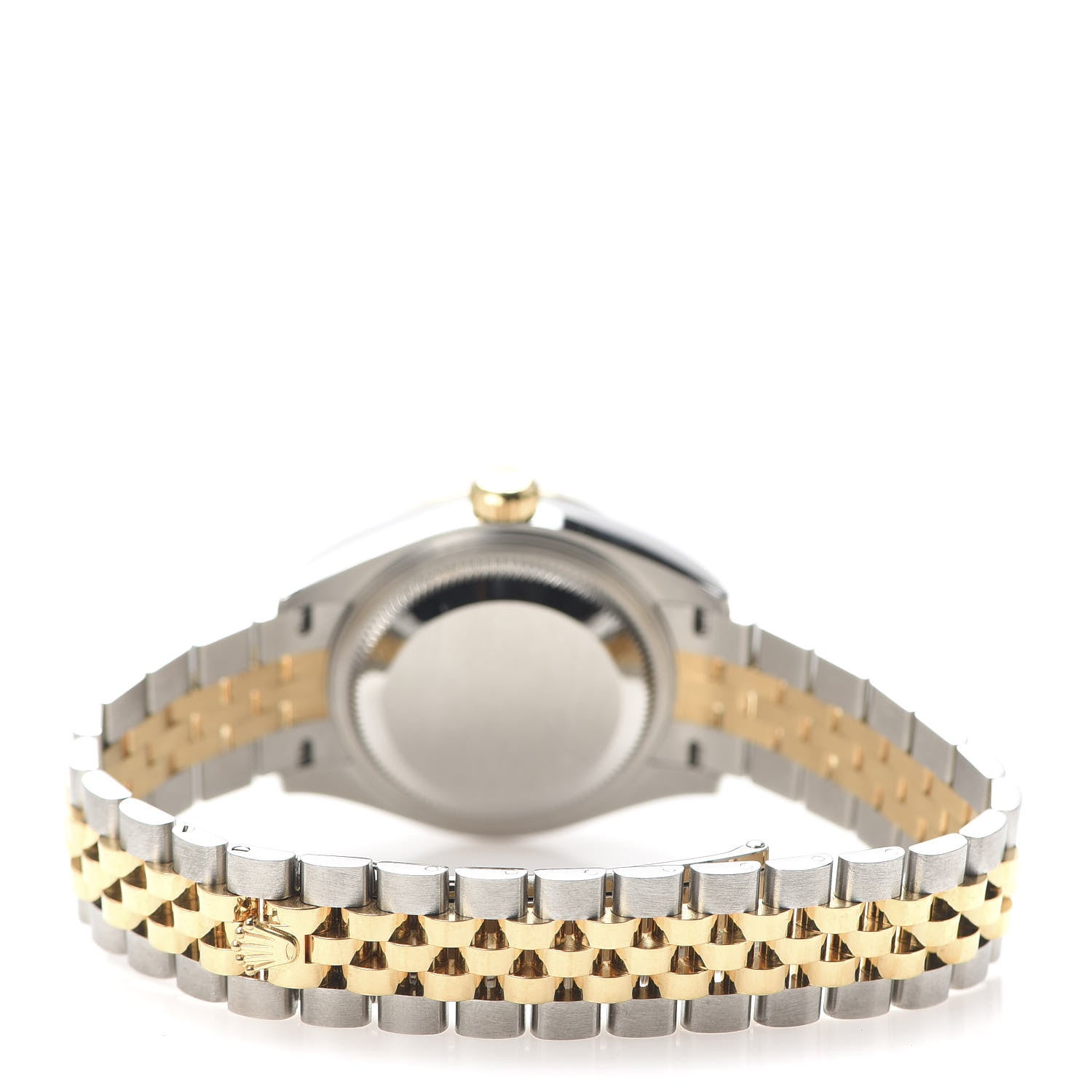 Rolex Stainless Steel 18K Yellow Gold 28mm Oyster Perpetual Datejust Watch Champagne Roman 279173 4 of 7
