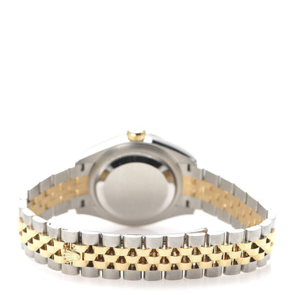 Rolex Stainless Steel 18K Yellow Gold 28mm Oyster Perpetual Datejust Watch Champagne Roman 279173 4 of 7