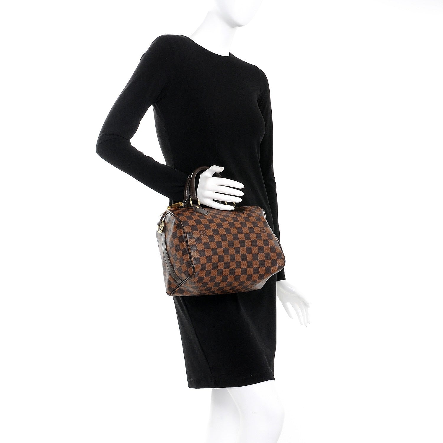 Louis Vuitton Damier Ebene Speedy Bandouliere 25 7 of 7