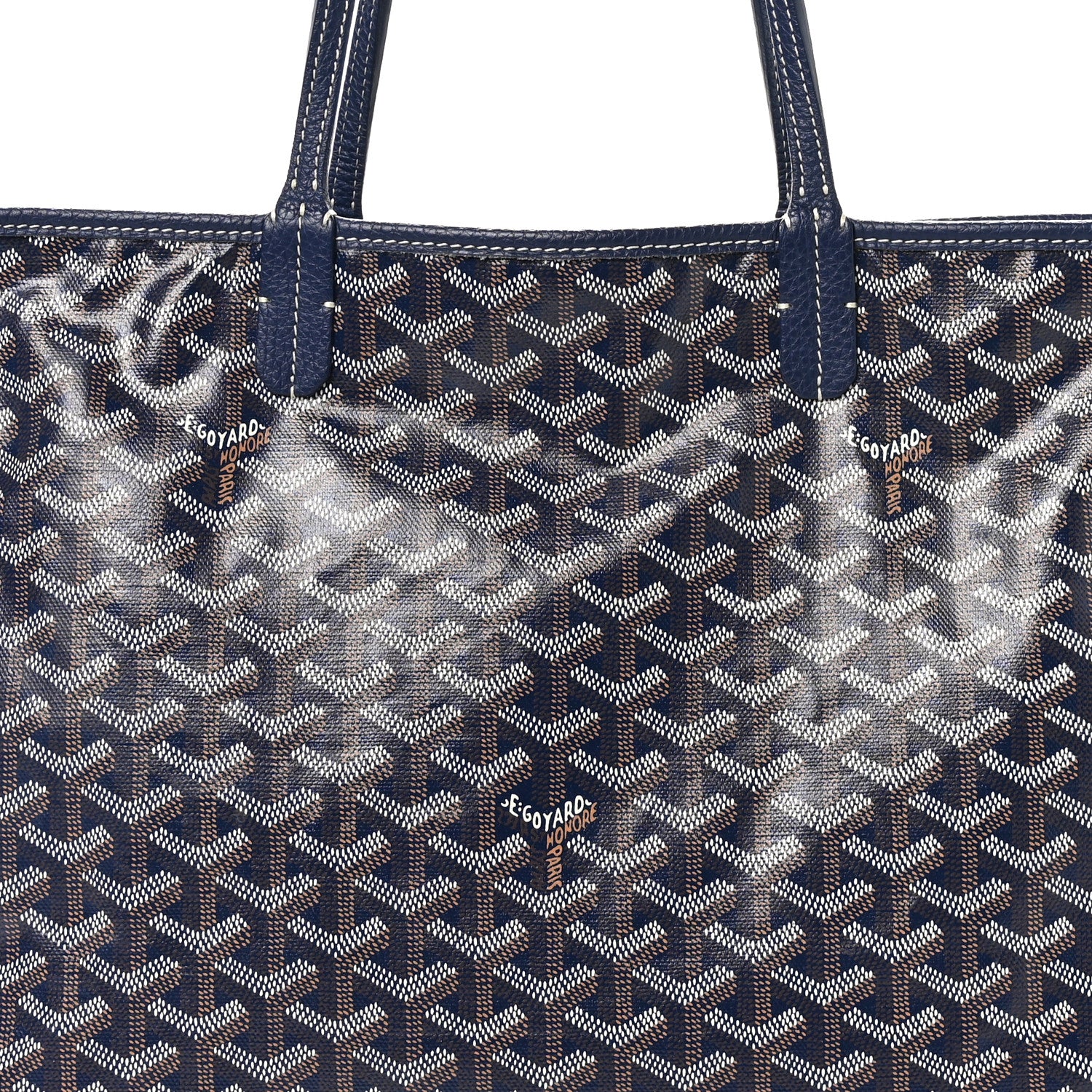 Goyard Goyardine Sac Hardy Pet Carrier PM Navy 8 of 10