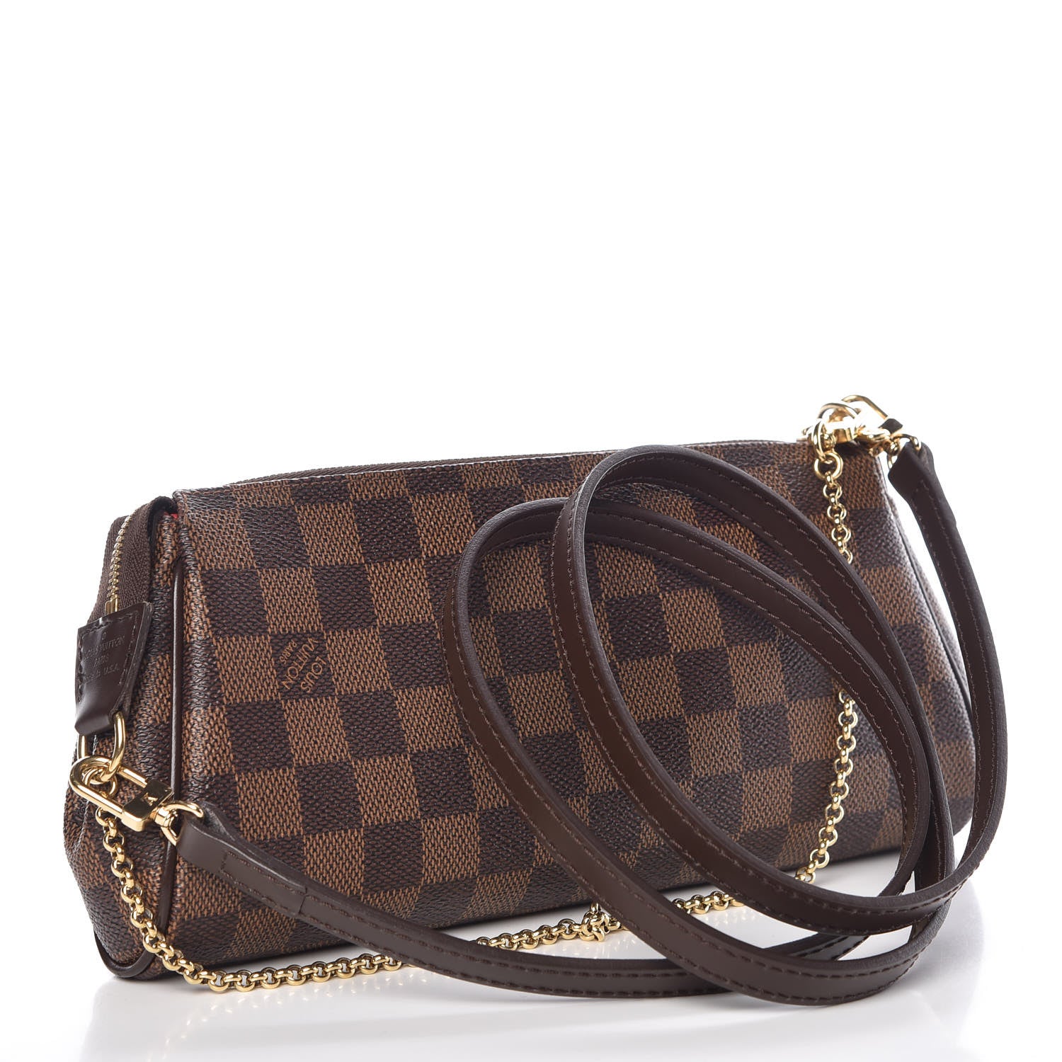 Louis Vuitton Damier Ebene Eva Clutch 3 of 10