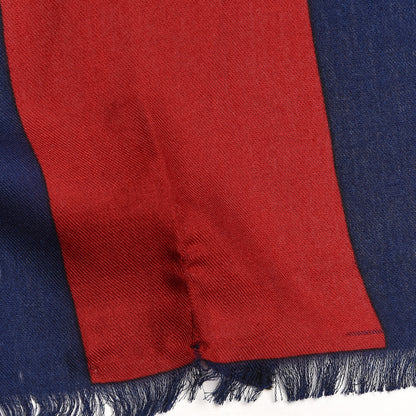 Gucci X SEGA Silk Modal Web GUCCY Scarf Ivory Blue Red 3 of 5