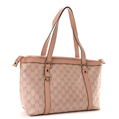 Gucci Crystal Monogram Medium Abbey Tote Blush 3 of 13