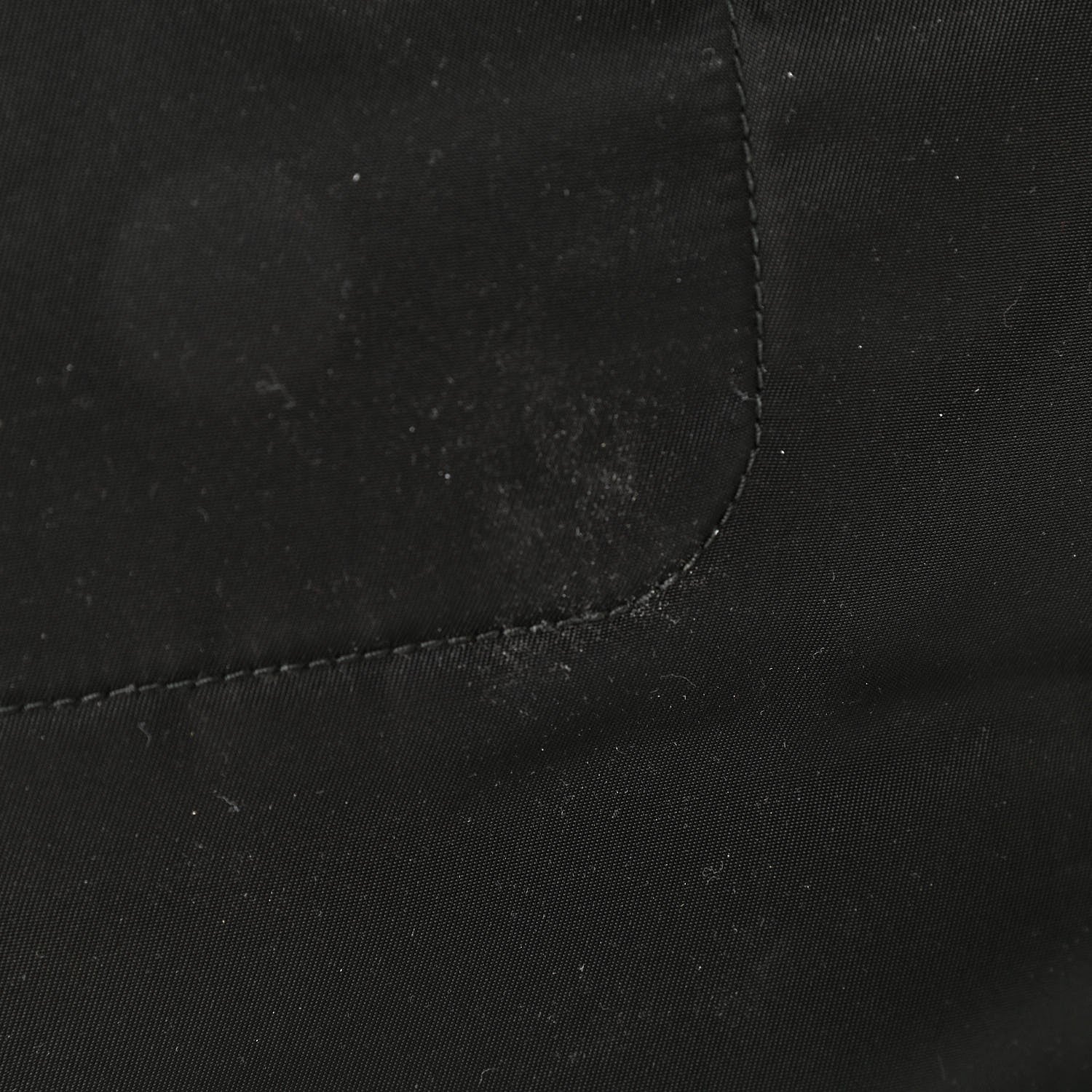 Prada Tessuto Nylon Saffiano Tote Black 9 of 11