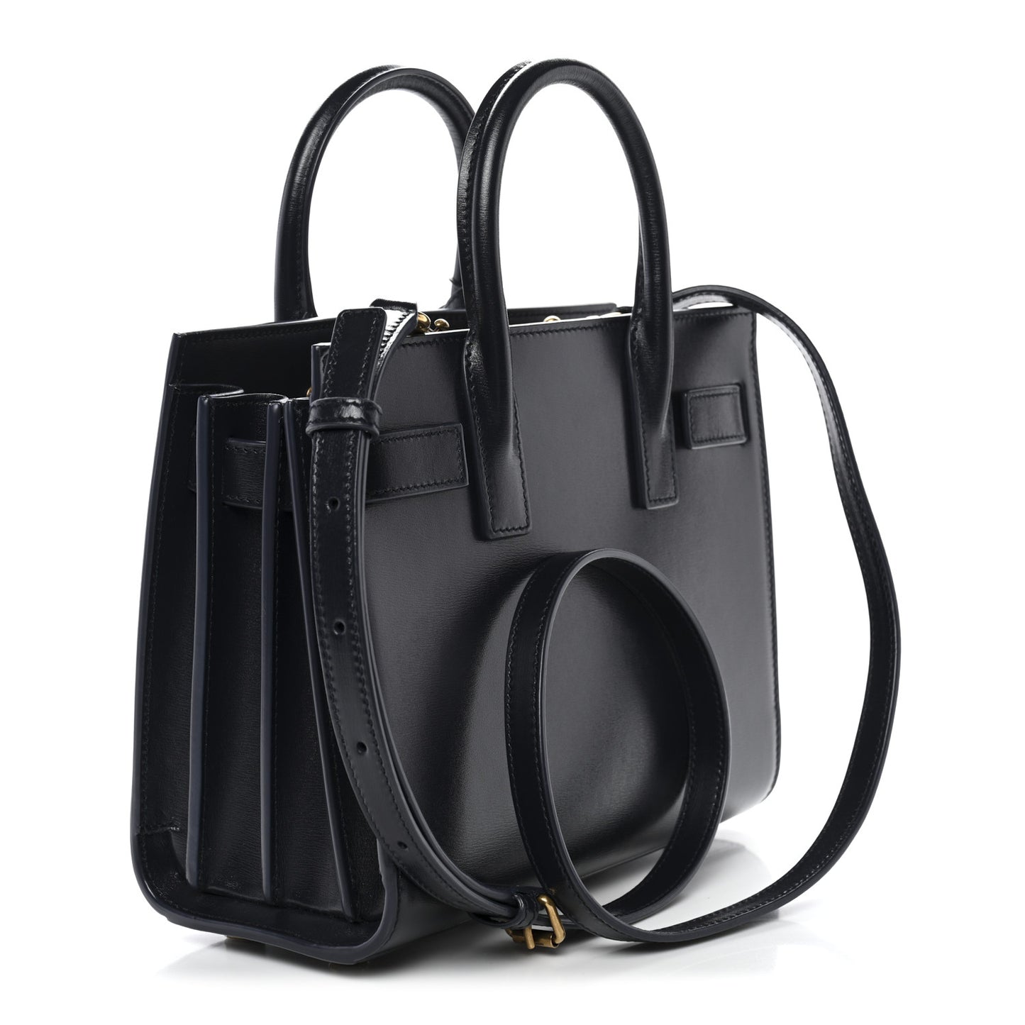 Calfskin Nano Sac De Jour Deep Marine