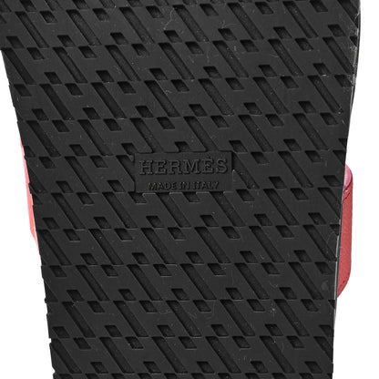 Hermes Epsom Womens Chypre Sandals 39 Rose Sorbet 7 of 10