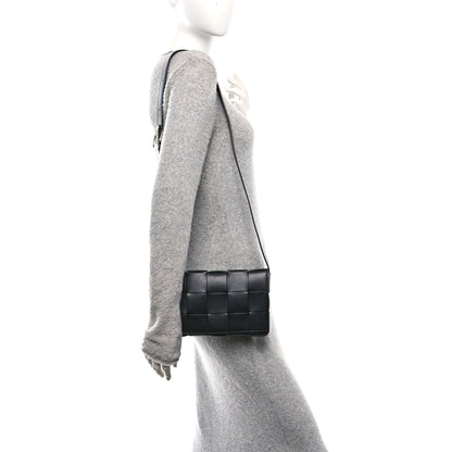 Bottega Veneta Nappa Maxi Intreccio Cassette Bag Black Avocado 2 of 11