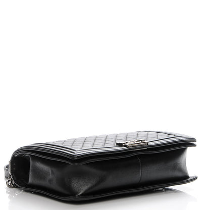 Chanel Calfskin Quilted Large Boy Flap Black 4 of 7