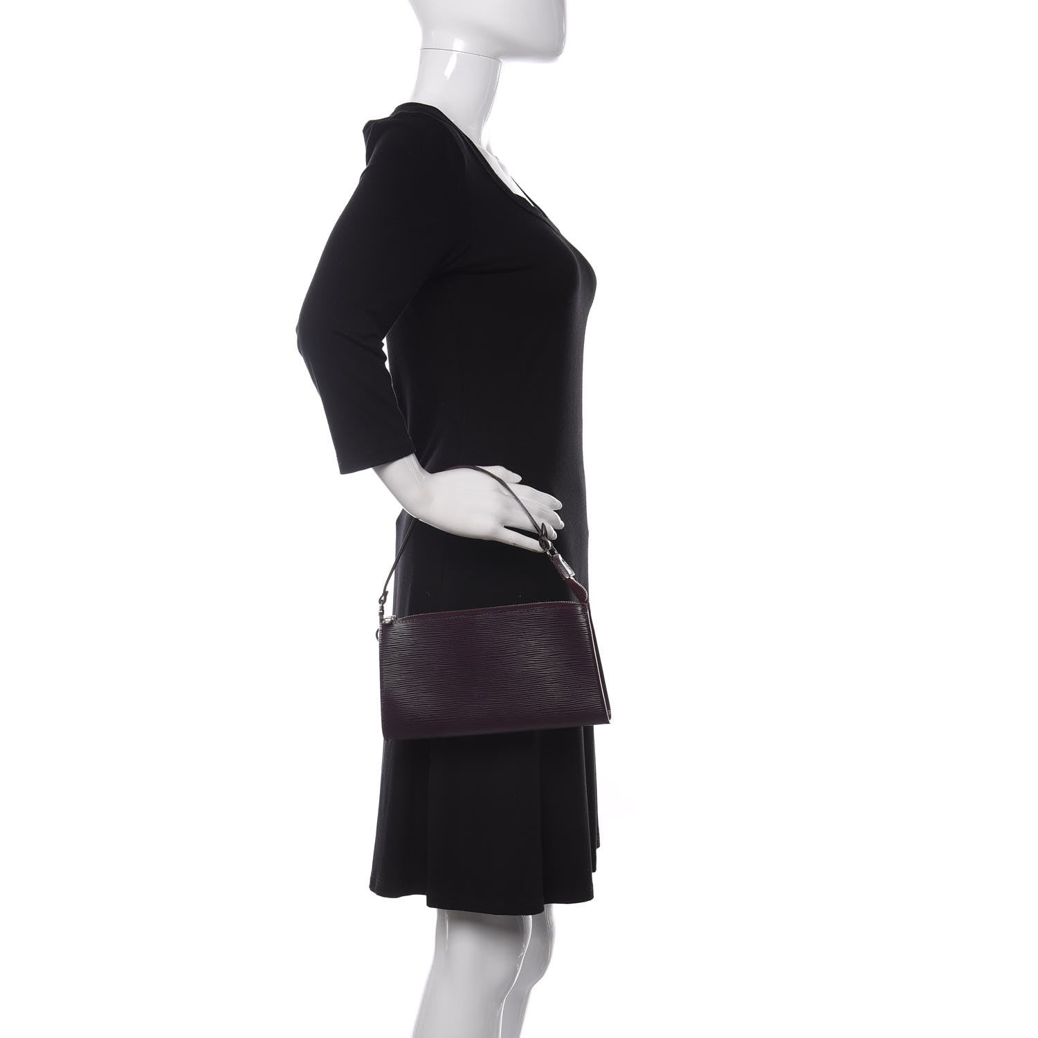 Louis Vuitton Epi Pochette Accessories 24 Cassis 2 of 10