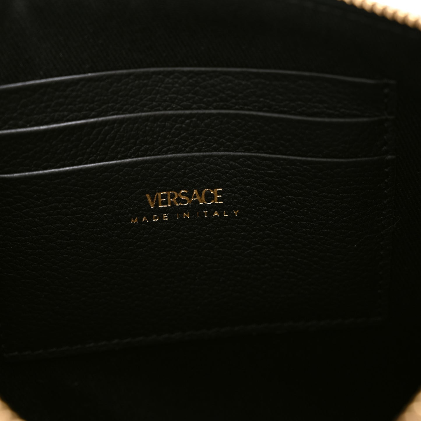 Grained Calfskin La Medusa Pouch Black