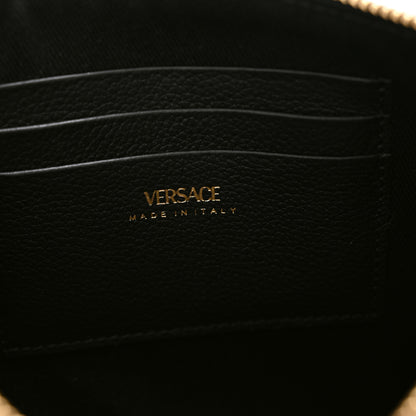 Versace Grained Calfskin La Medusa Pouch Black 6 of 7