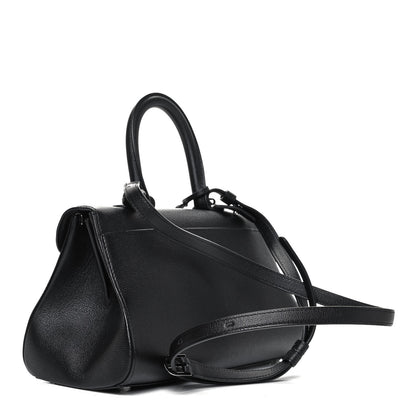Delvaux Calfskin Mini Brillant East West Satchel Black 3 of 8