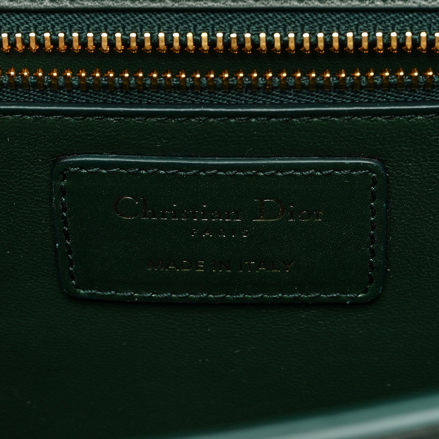 Christian Dior Smooth Calfskin 30 Montaigne Flap Bag Green 6 of 12