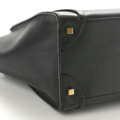 Celine Smooth Calfskin Mini Luggage Black 9 of 14