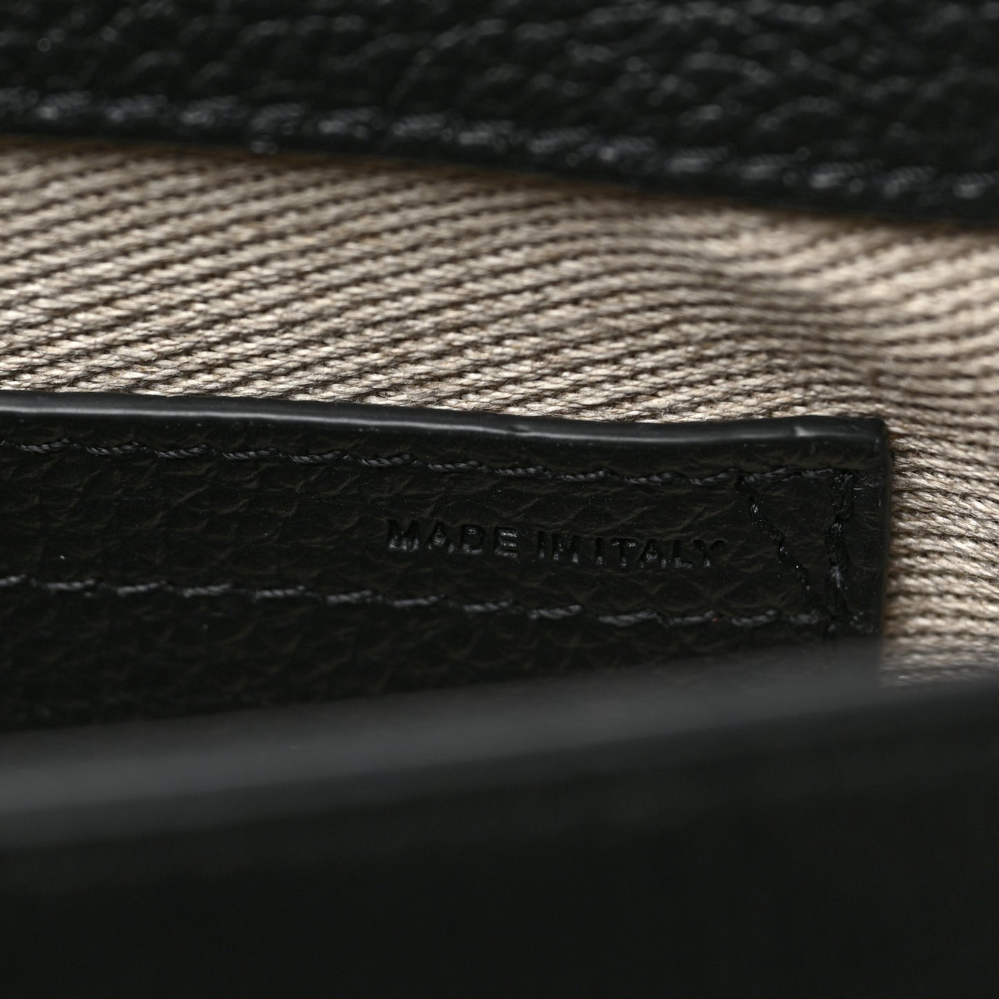 Calfskin Mini Marcie Round Crossbody Bag Black