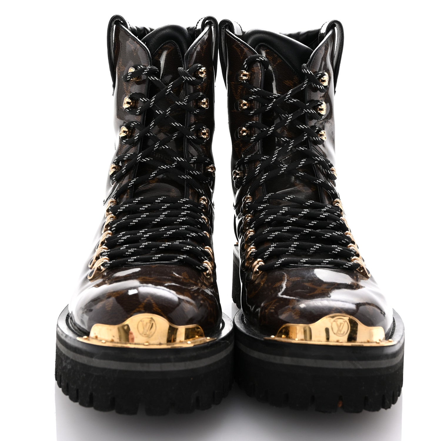 Louis Vuitton Monogram Glaze Mens Outland Ankle Boots 8.5 Ebene 3 of 10