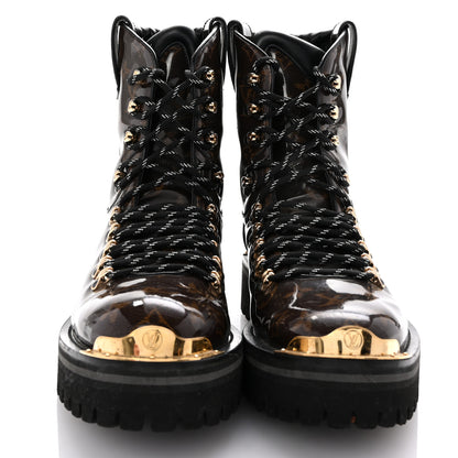Louis Vuitton Monogram Glaze Mens Outland Ankle Boots 8.5 Ebene 3 of 10