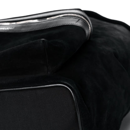 Saint Laurent Suede City Backpack Black 11 of 19
