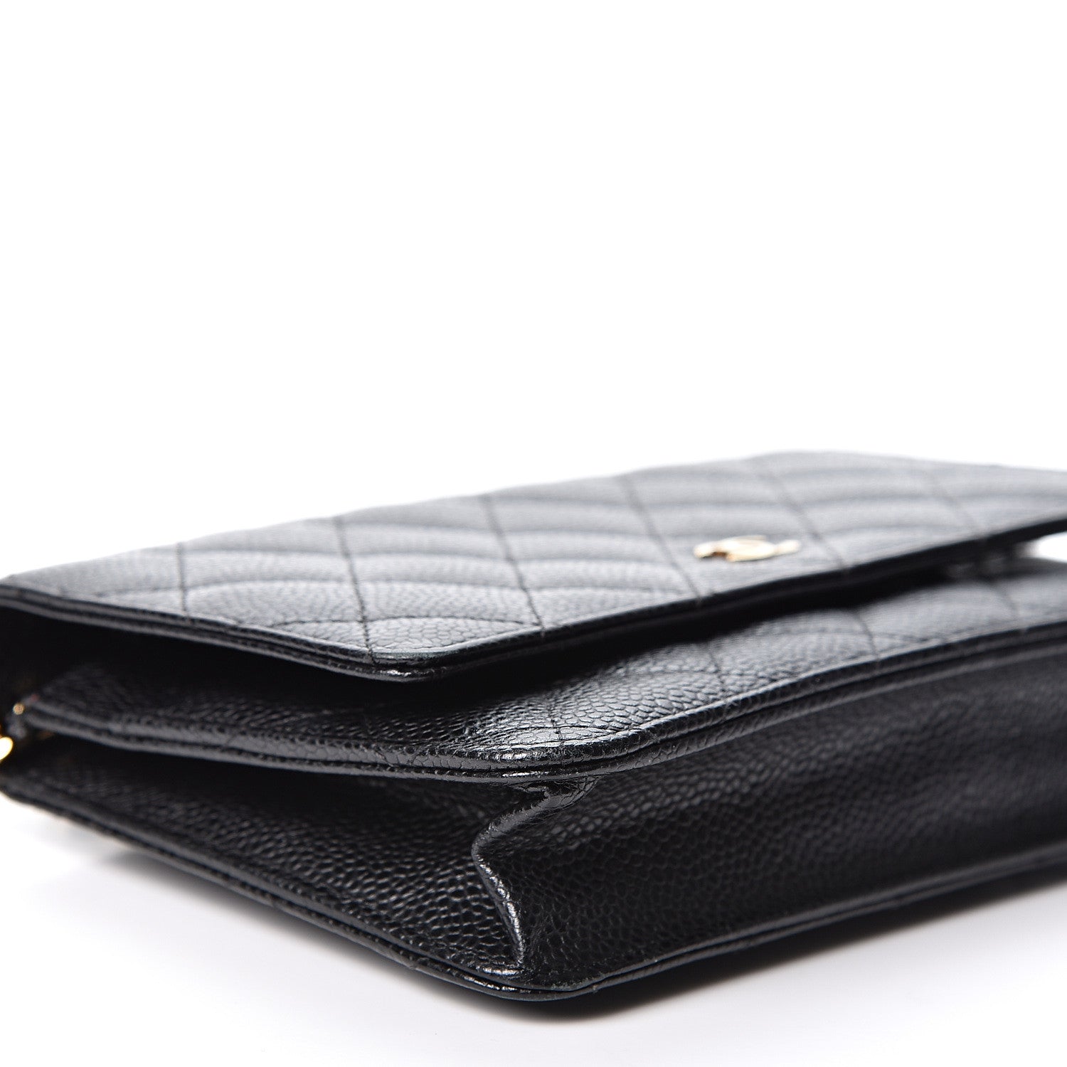Chanel Caviar Quilted Wallet On Chain WOC Black 4 of 9