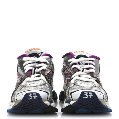 Balenciaga Mesh Rubber Womens Runner Sneakers 37 Multicolor 3 of 16