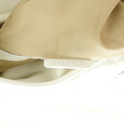 Burberry Calfskin Quilted Brook Hobo White 8 of 8