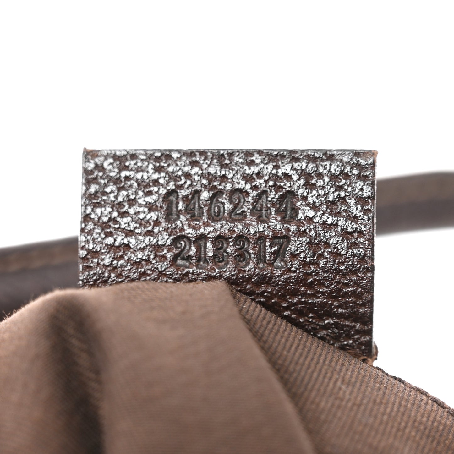 Monogram Abbey Shoulder Bag Dark Brown