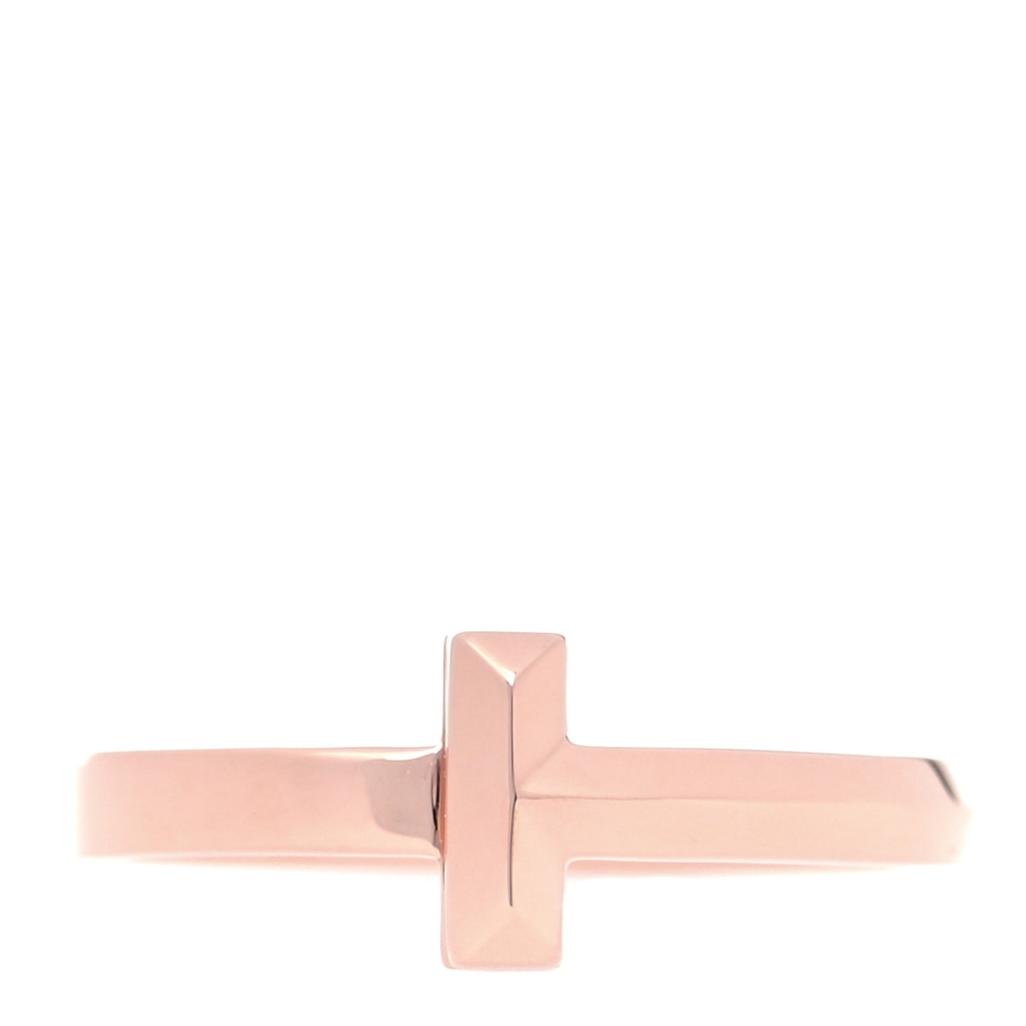 18K Rose Gold T T1 Ring 51 5.75