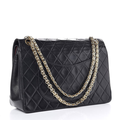 Chanel Lambskin Quilted Medium Bijoux Chain Double Flap Black 4 of 18