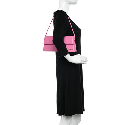Jacquemus Smooth Calfskin Le Bambino Long Flap Pink 2 of 10