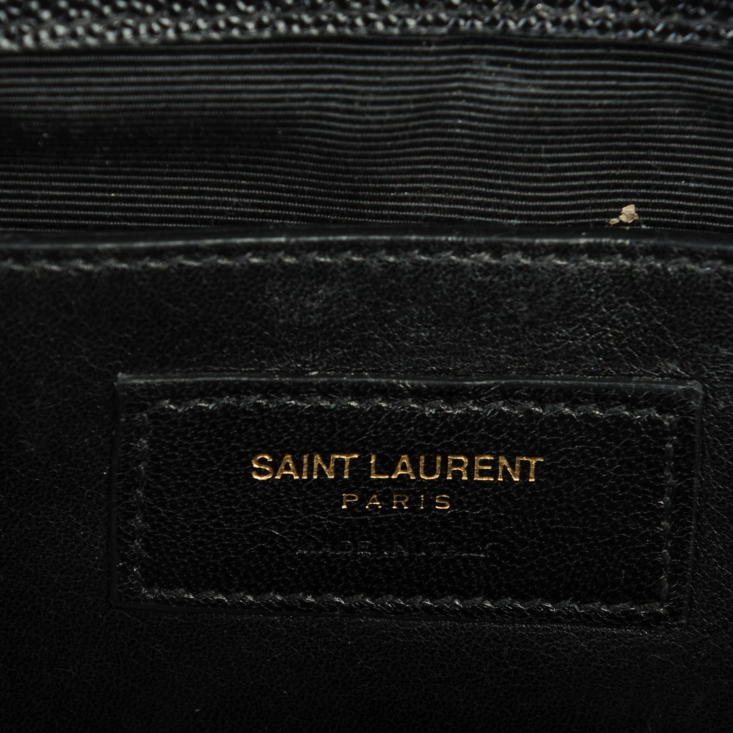 Grain De Poudre Classic Monogram Clutch Black