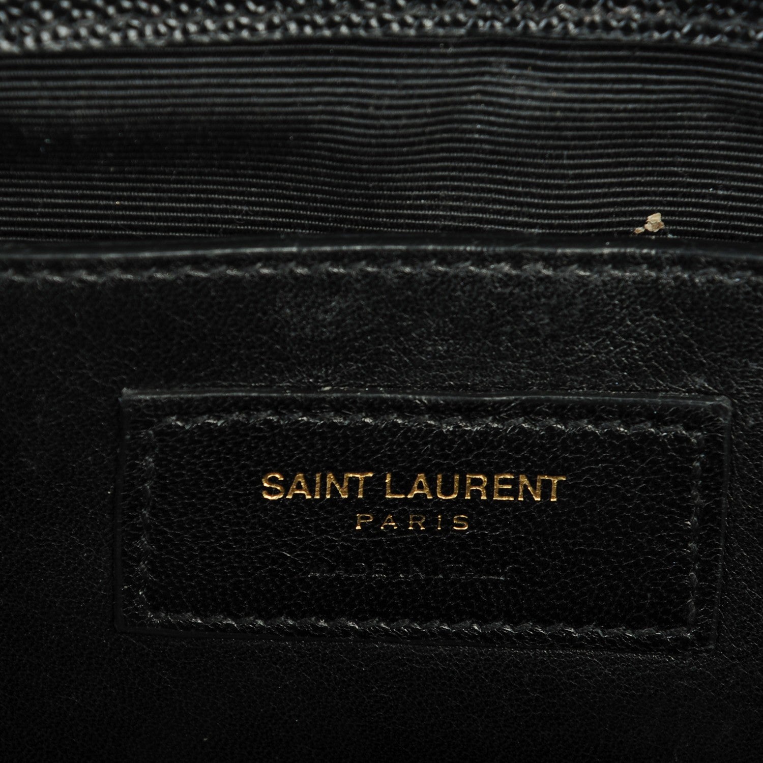 Saint Laurent Grain De Poudre Classic Monogram Clutch Black 6 of 7