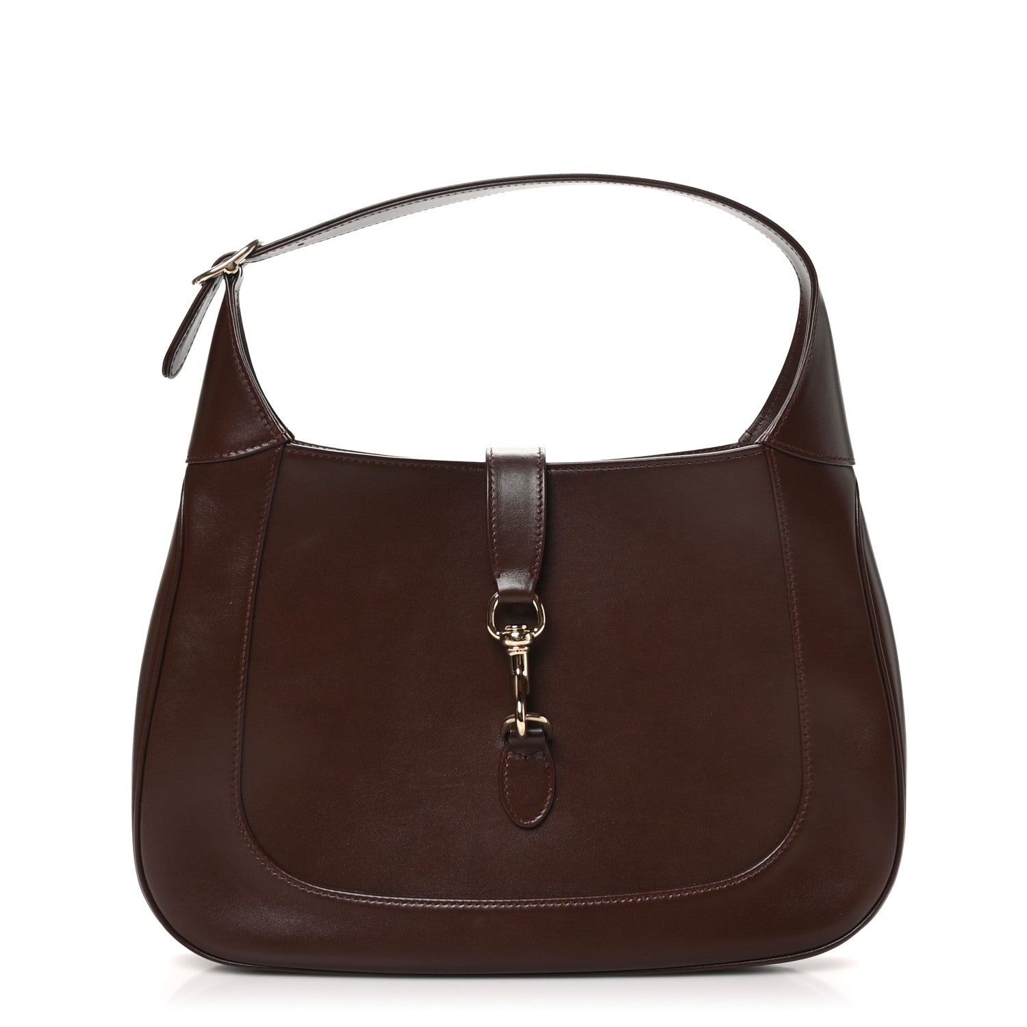 Gucci Ancora Calfskin Medium Jackie Shoulder Bag Sweet Chestnut 1 of 10