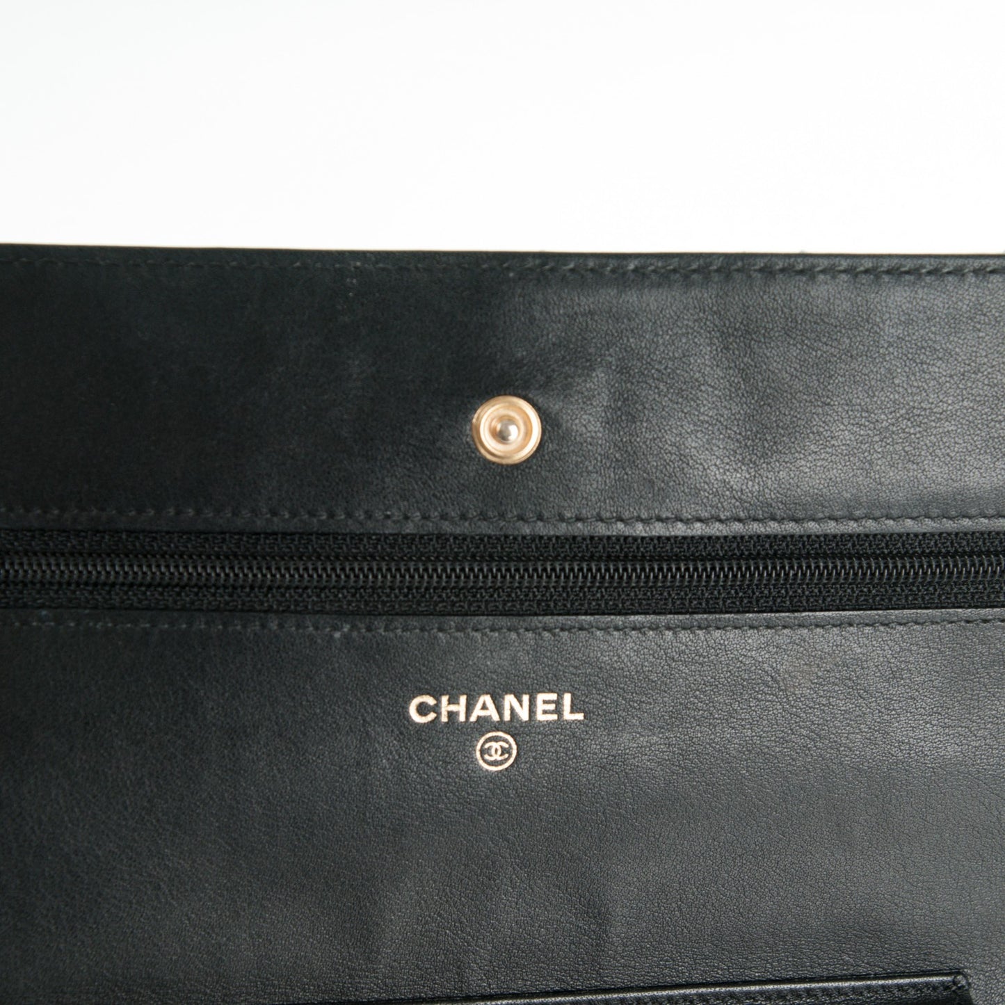 Aged Calfskin Quilted Reissue Wallet On Chain WOC Black