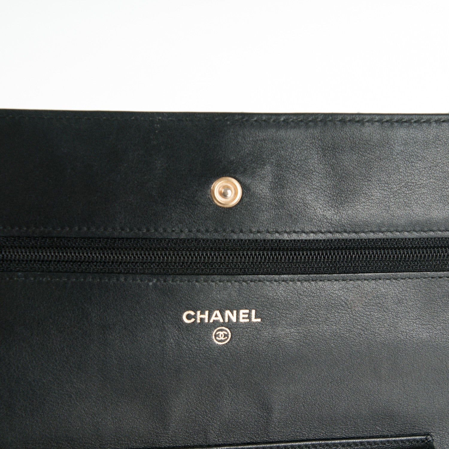 Chanel Aged Calfskin Quilted Reissue Wallet On Chain WOC Black 7 of 9
