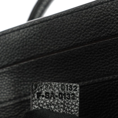 Celine Drummed Calfskin Mini Luggage Black 7 of 7