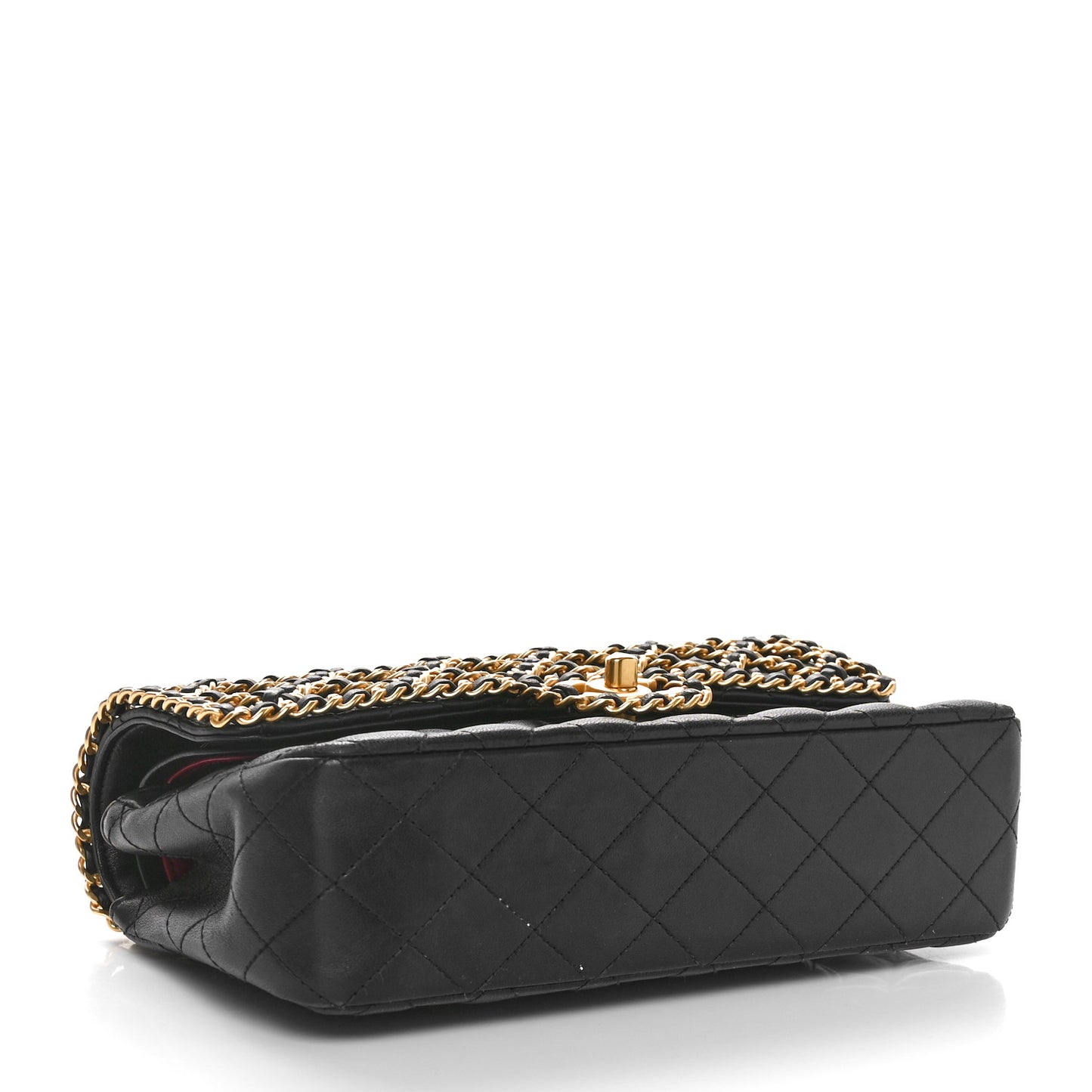 Lambskin Timeless Classic Chained Double Flap Black