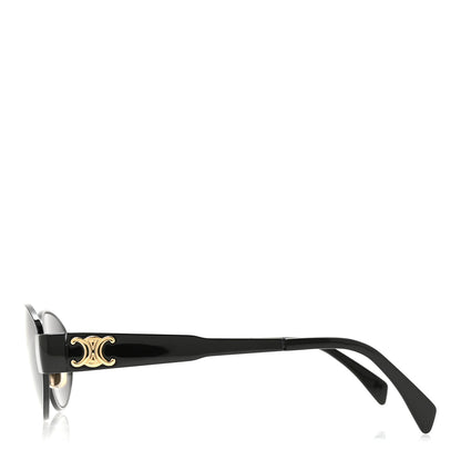 Celine Metal Triomphe 01 Sunglasses CL40235U Black Smoke 3 of 7