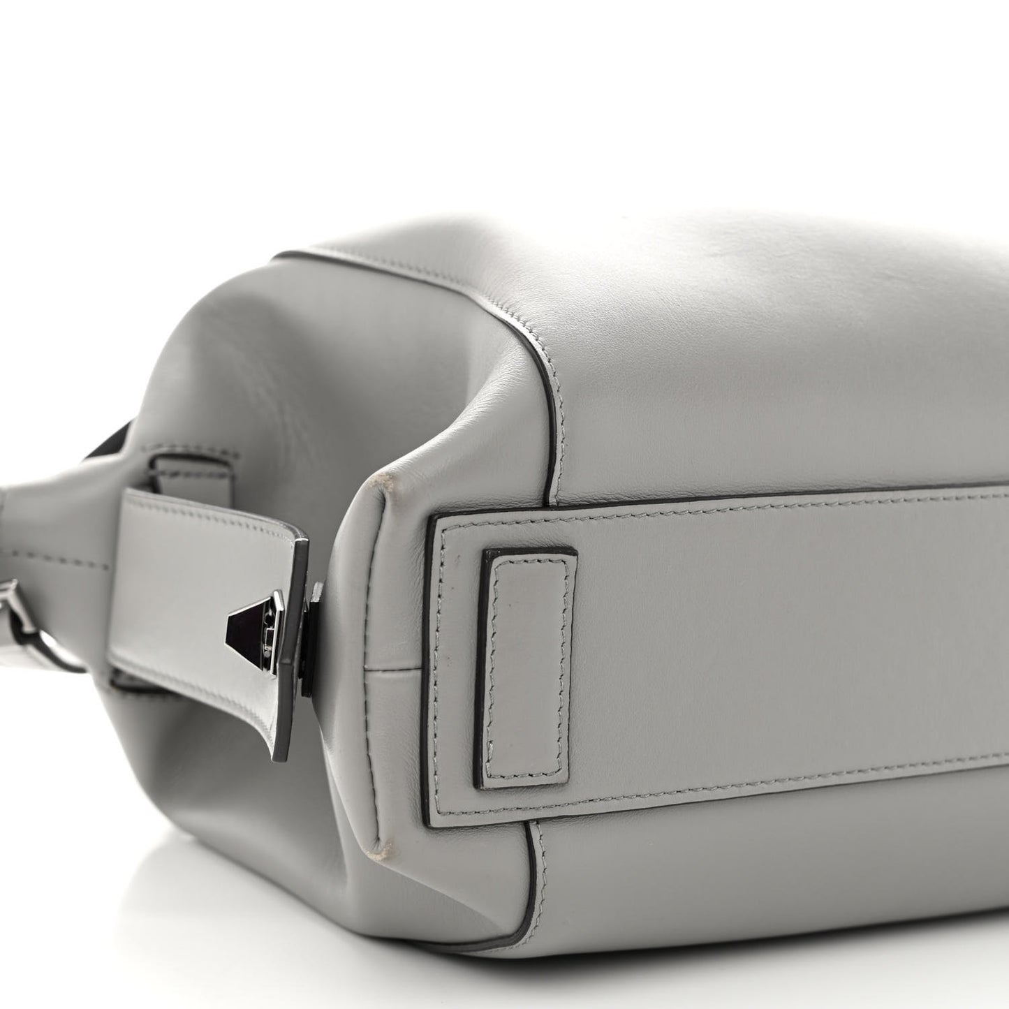 Calfskin Small Soft Antigona Pearl Grey