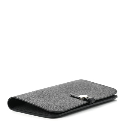 Hermes Togo Dogon Duo Wallet Black 5 of 10