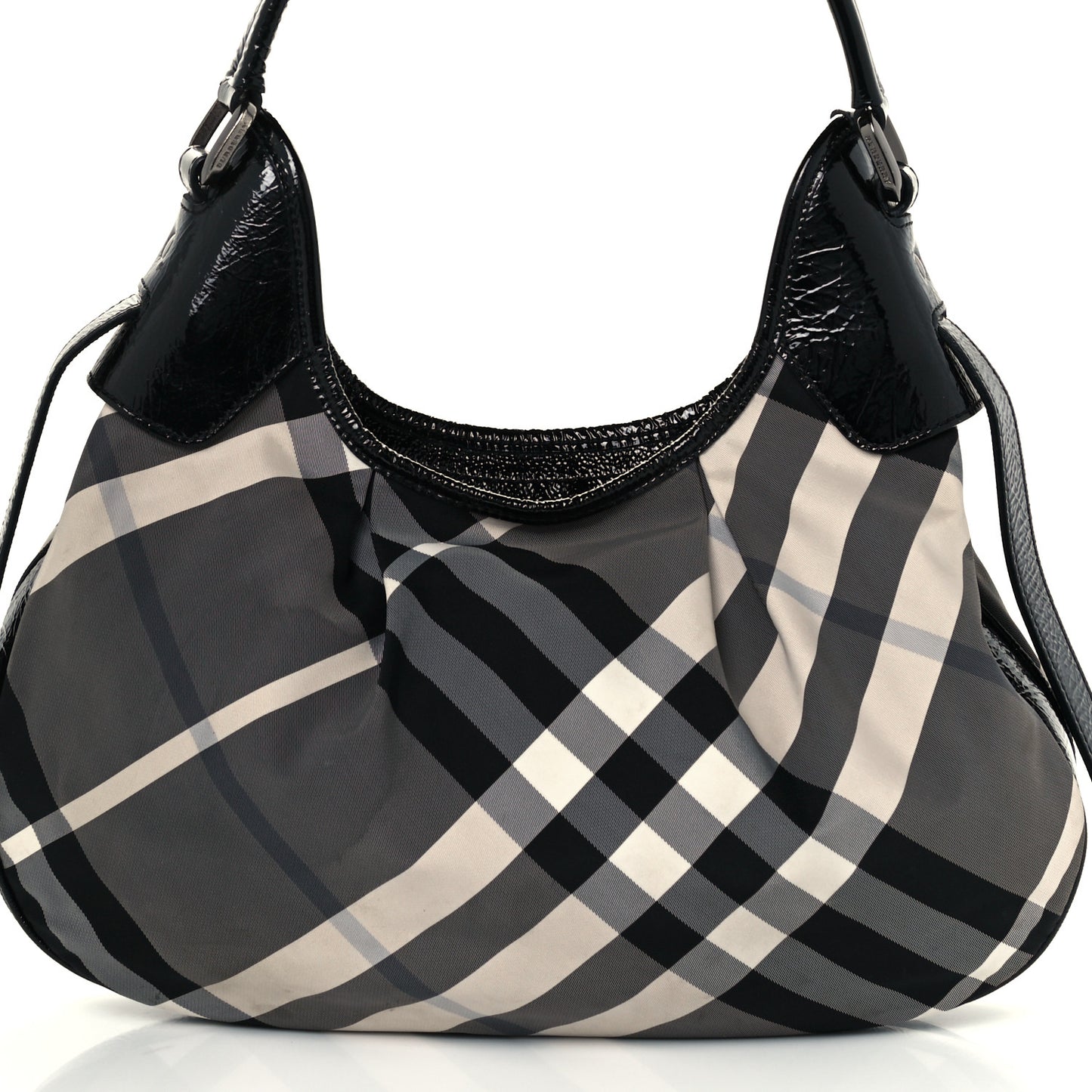 Beat Check Small Brooklyn Hobo Black